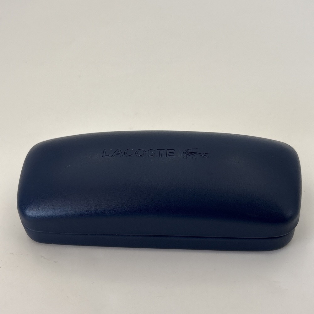 Eye Glasses Case Lacoste Navy Clamshell Hard Case